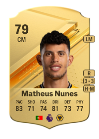 Matheus Nunes Rare 79 Overall Rating