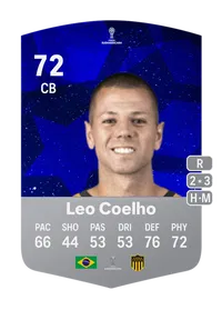 Leo Coelho CONMEBOL Sudamericana 72 Overall Rating