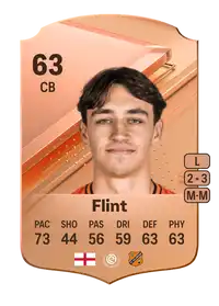 Josh Flint Rare 63 Overall Rating