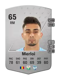 George Merloi Common 65 Overall Rating