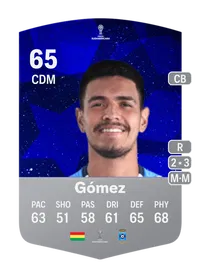 Richet Gómez CONMEBOL Sudamericana 65 Overall Rating