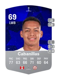 Nelson Cabanillas CONMEBOL Sudamericana 69 Overall Rating