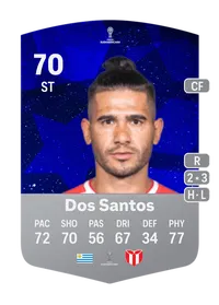 Jonathan Dos Santos CONMEBOL Sudamericana 70 Overall Rating