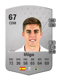 Íñigo Common 67 Overall Rating