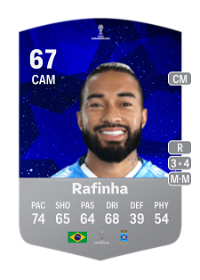 Rafinha CONMEBOL Sudamericana 67 Overall Rating