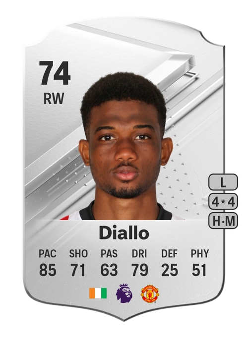 EA FC 24 Amad Diallo 74