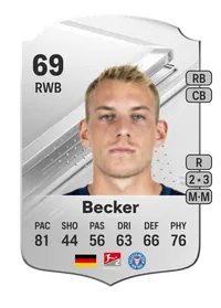 Timo Becker Rare 69 Overall Rating