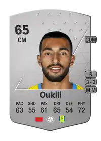 Yassin Oukili Common 65 Overall Rating