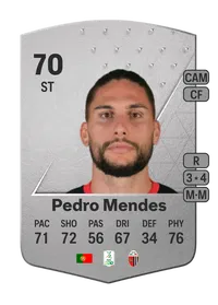 Pedro Mendes Common 70 Overall Rating