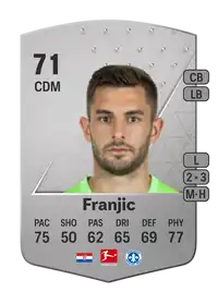 Bartol Franjic Common 71 Overall Rating