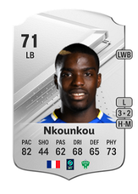 Niels Nkounkou Rare 71 Overall Rating