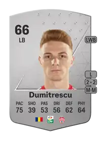 Andres Dumitrescu Common 66 Overall Rating