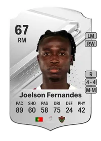 Joelson Fernandes Rare 67 Overall Rating