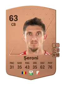 Alin Șeroni Common 63 Overall Rating