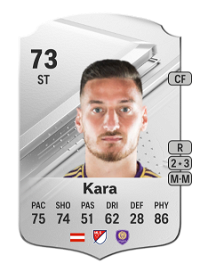 Ercan Kara Rare 73 Overall Rating