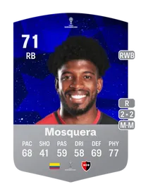 Jherson Mosquera CONMEBOL Sudamericana 71 Overall Rating