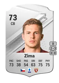 David Zima Rare 73 Overall Rating