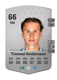 Alex Timossi Andersson Common 66 Overall Rating