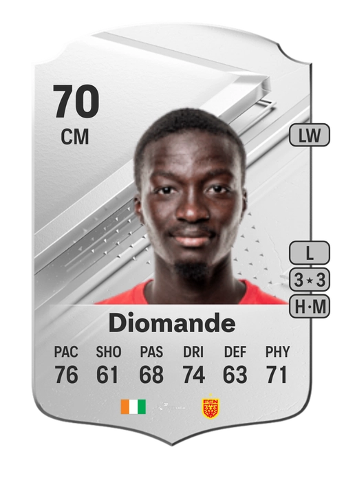 EA FC 24 Mohammed Diomande 70