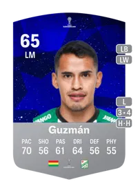 Samuel Guzmán CONMEBOL Sudamericana 65 Overall Rating