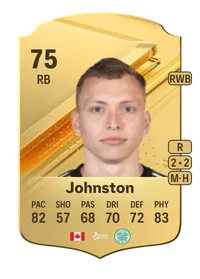 Alistair Johnston Rare 75 Overall Rating