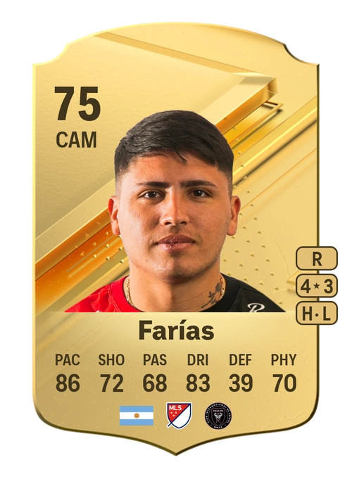 EA FC 24 Facundo Farías 75