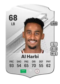 Muteb Al Harbi Rare 68 Overall Rating