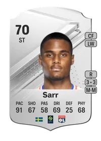 Amin Sarr Rare 70 Overall Rating