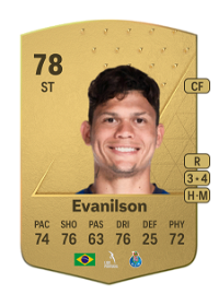 Evanilson Common 78 Overall Rating