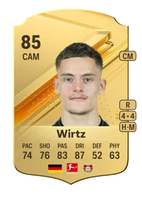 Florian Wirtz Rare 85 Overall Rating