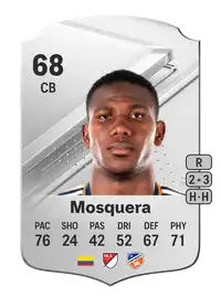 Yerson Mosquera Rare 68 Overall Rating