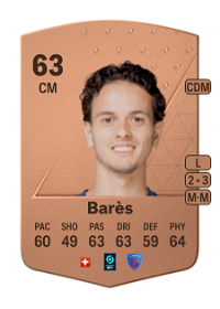 Gabriel Barès Common 63 Overall Rating