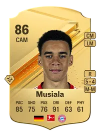 Jamal Musiala Rare 86 Overall Rating