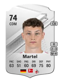 Eric Martel Rare 74 Overall Rating