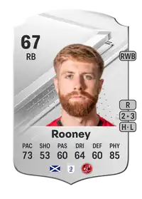 Shaun Rooney Rare 67 Overall Rating