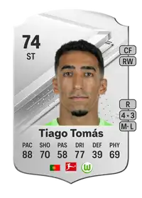 Tiago Tomás Rare 74 Overall Rating