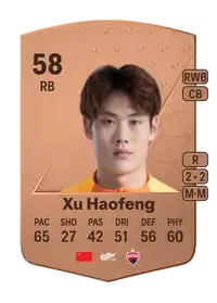 Xu Haofeng Common 58 Overall Rating