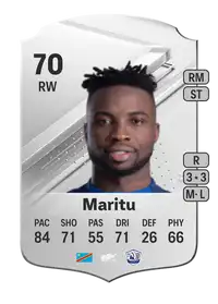 Oscar Taty Maritu Rare 70 Overall Rating