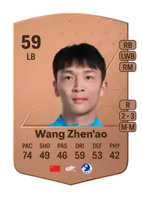 Wang Zhen'ao Common 59 Overall Rating