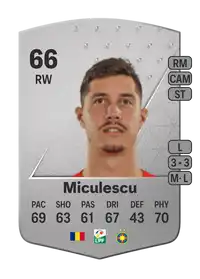 David Miculescu Common 66 Overall Rating