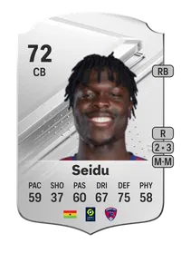 Alidu Seidu Rare 72 Overall Rating