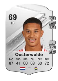 Jayden Oosterwolde Rare 69 Overall Rating