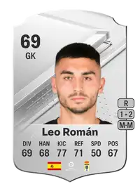 Leo Román Rare 69 Overall Rating