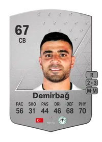 Adil Demirbağ Common 67 Overall Rating