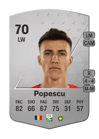 Octavian Popescu Common 70 Overall Rating