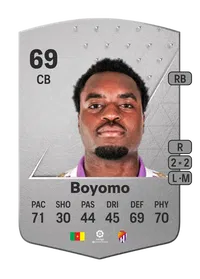 Flavien-Enzo Boyomo Common 69 Overall Rating