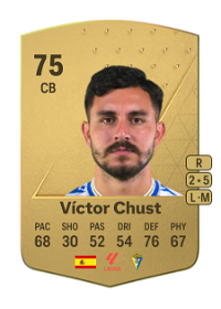 Víctor Chust Common 75 Overall Rating