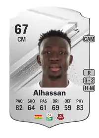 Baba Alhassan Rare 67 Overall Rating