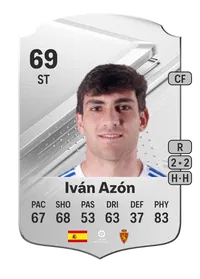 Iván Azón Rare 69 Overall Rating