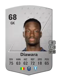 Ismael Diawara Common 68 Overall Rating